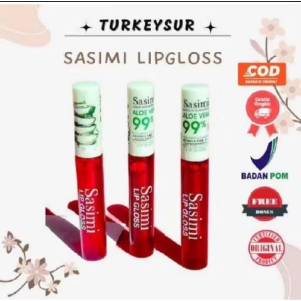 cod lipstik gloes SASIMI