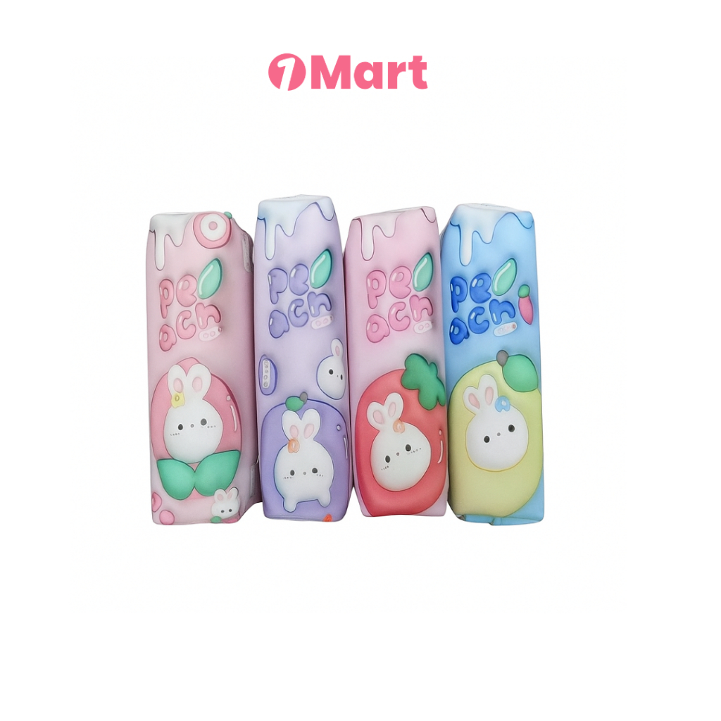 

1MART Kotak Pensil 3D Karakter Bunny & Buah – Desain Lucu