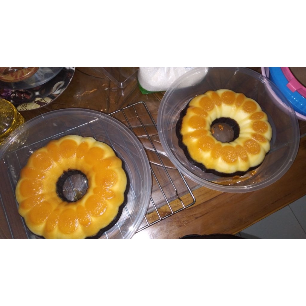 

Bolu ketan keju caramel