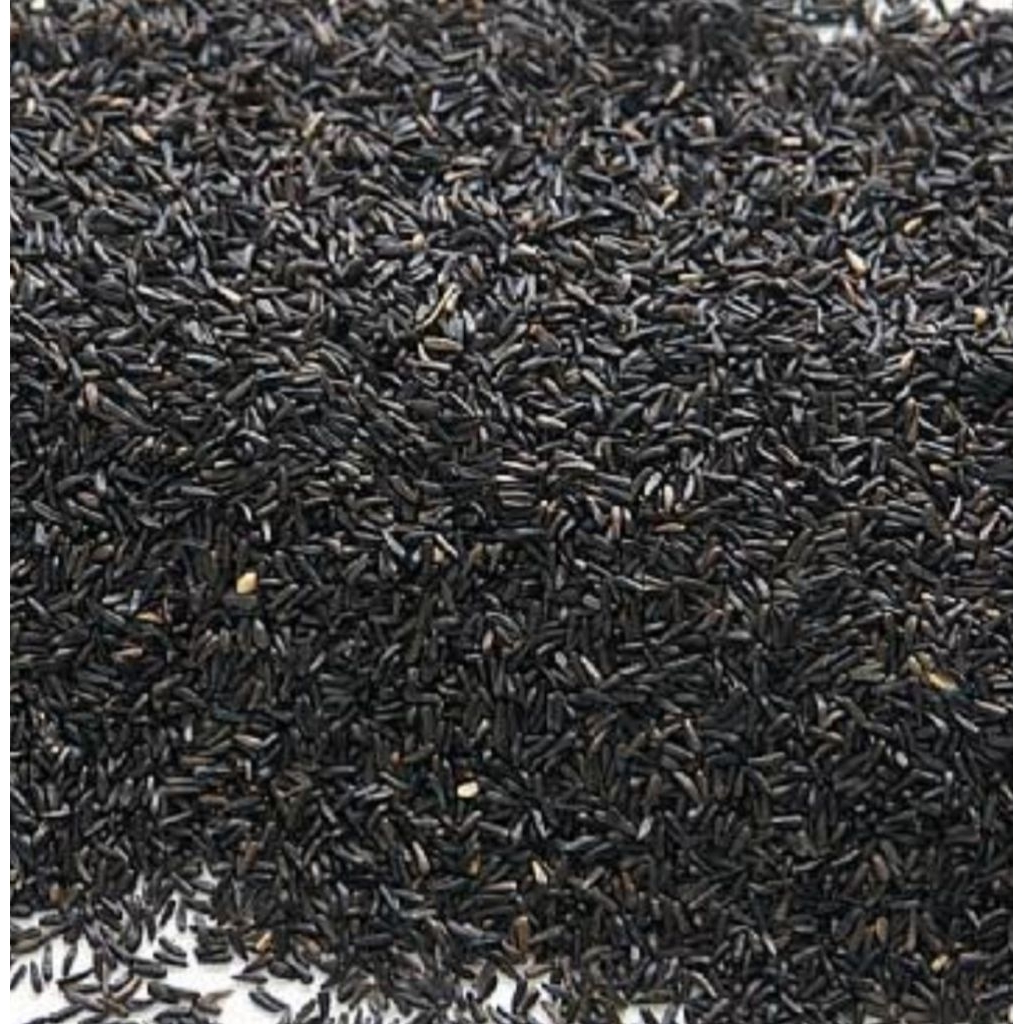 

Biji niger atau Niger seed pakan burung hewan peliharaan kemasan 100g,200g,500g