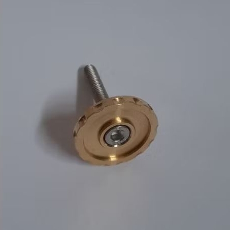 Brass Premium Stem Top Cap 1 1/8" ahead
