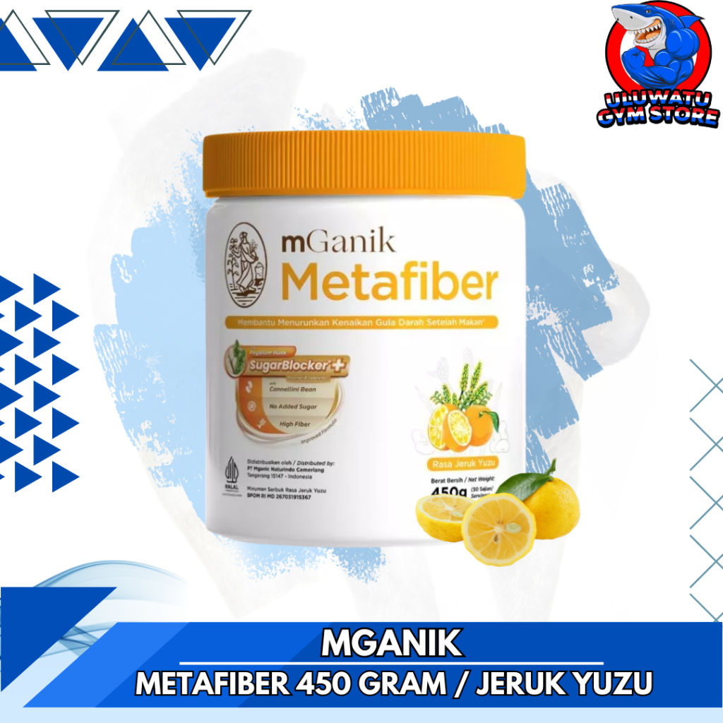 mGanik METAFIBER Sugar Blocker 450gr - Mencegah Obat Diabetes Menurunkan Gula Darah