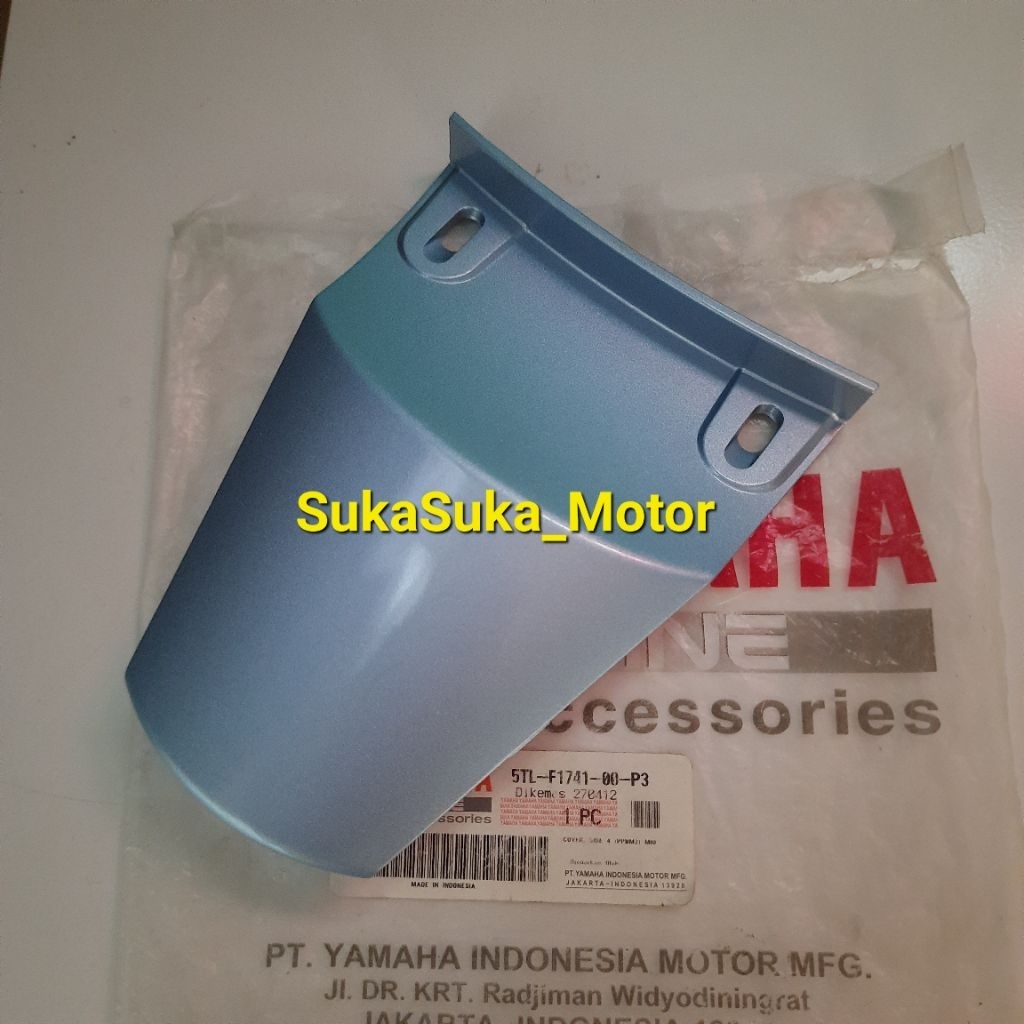 COVER TAIL PET SAMBUNGAN BODY BODI MIO SPORTY BIRU TELOR ASIN ORI YGP | 5TL-F1741-00-P3