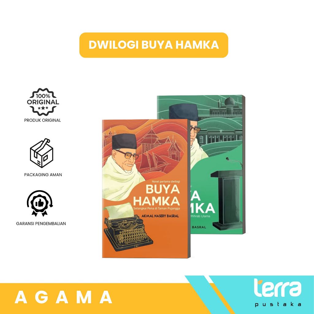 Buku Novel Biografi - Buya Hamka / Novel Biografi Buya Hamka