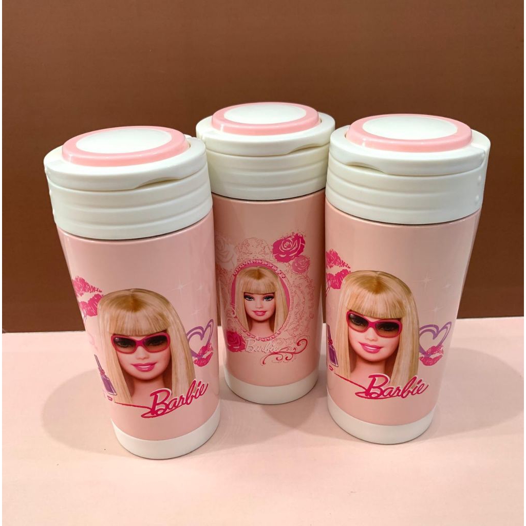 Termos air anas barbie 350 ml-termos air panas-termos barbie-termos anak sekolah