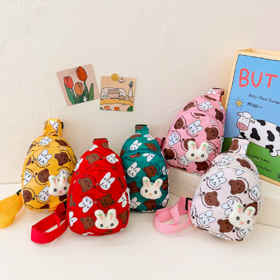 TAS SELEMPANG ANAK MOTIF KELINCI / TAS ANAK KELINCI