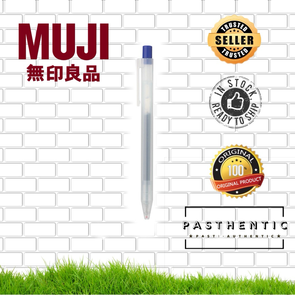 

Muji Smooth Gel Ink Pen Ballpoint Knock Type 0.5