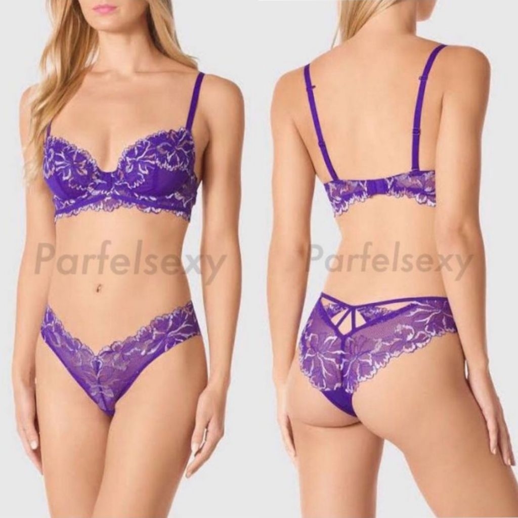 La Senza Unlined Lace Demi Bra 34B 34C 11160997