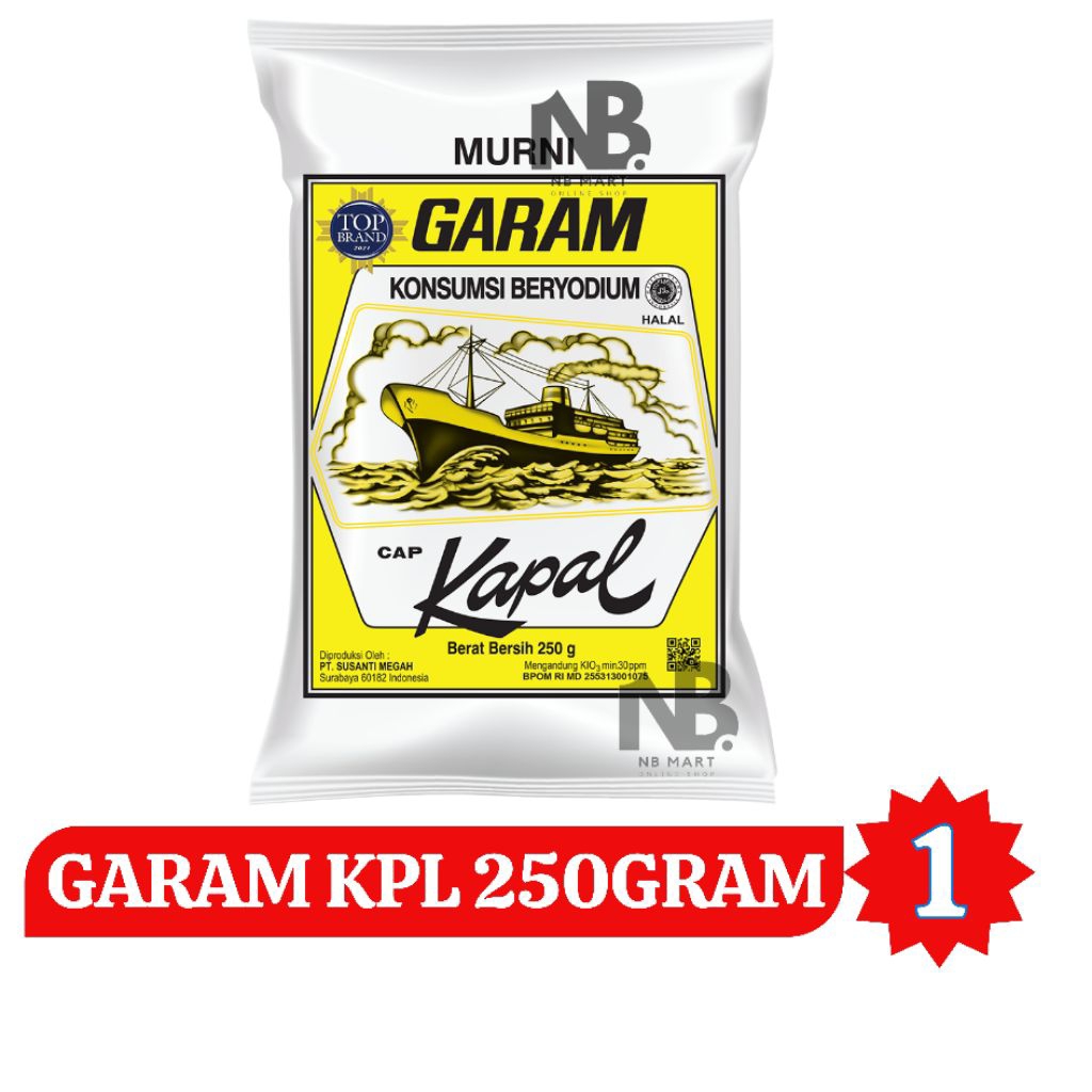 

Garam Cap Kapal 250gr