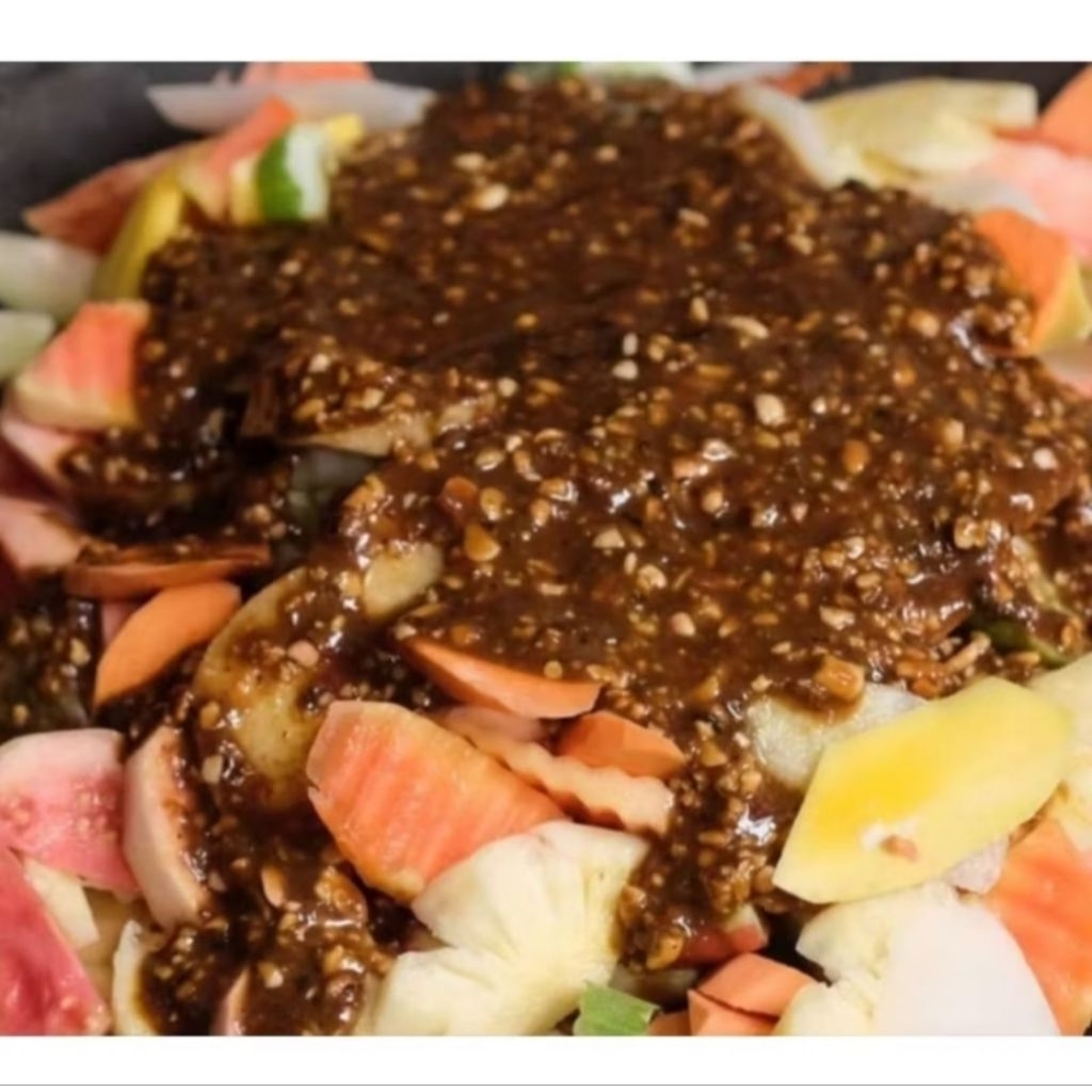 

bumbu rujak gula aren ( asli gula aren )