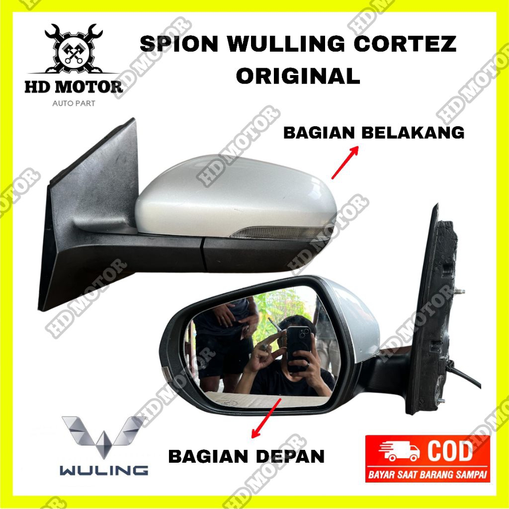 spion komplit WULING CORTEZ original second spion mobil wuling cotez manual lipat spion wuling