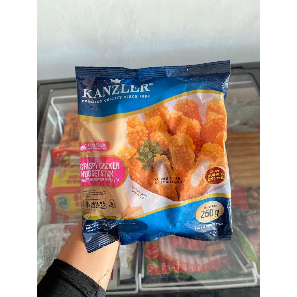 

KANZLER CRISPY CHICKEN STICK 250g / NAGET AYAM STIK / AYU PUTRI FROZEN FOOD