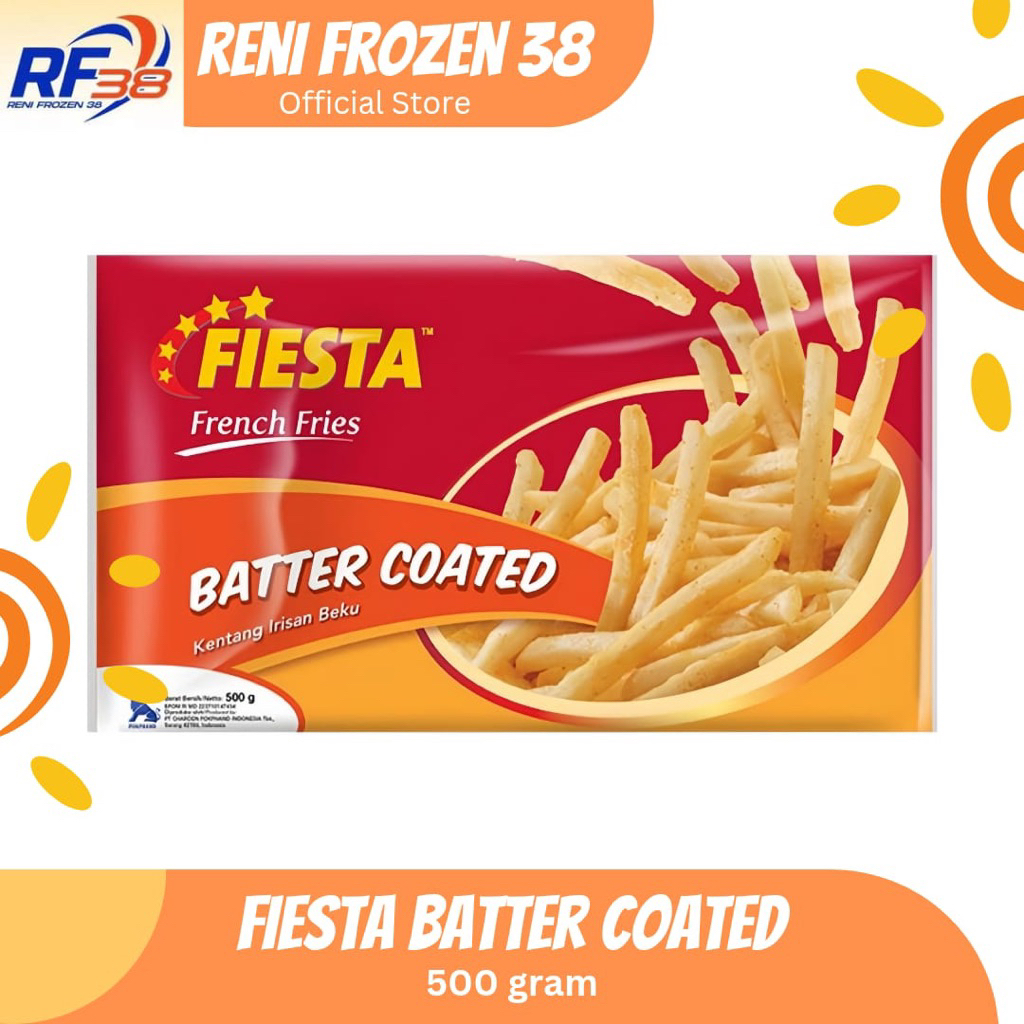 

Fiesta Batter Coated 500 gram / Frozen Food / Reni Frozen 38