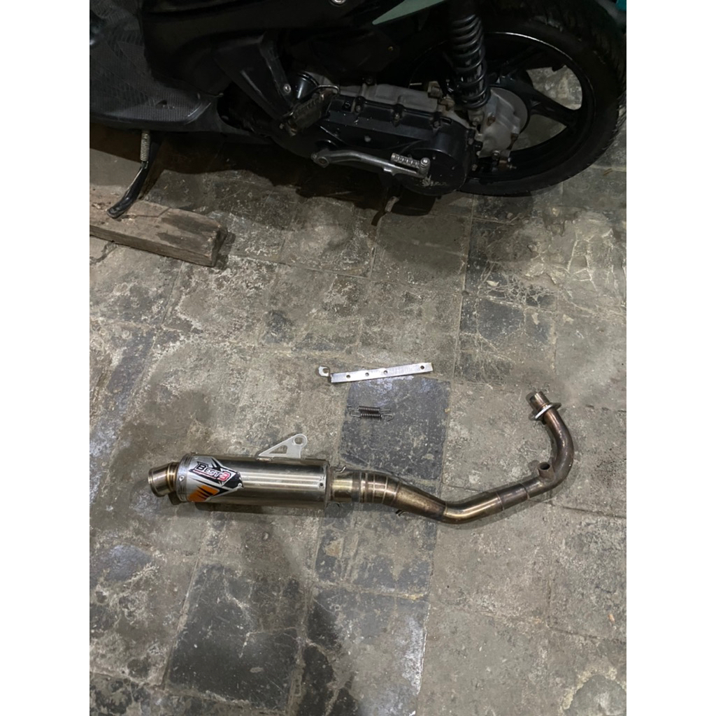 knalpot vespa matic best3 in50