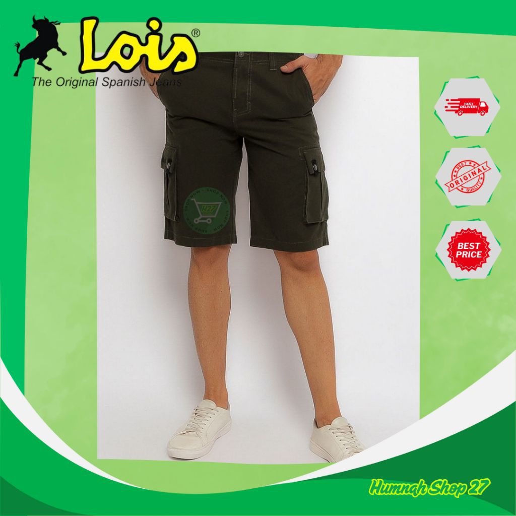 Lois Celana Pendek Cargo Twill CRGD052
