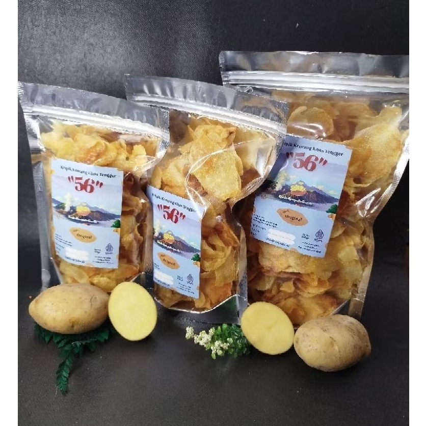 

Kripik Kentang Khas Tengger "56" Kemasan 70gram