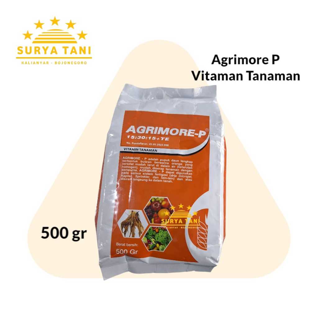 AGRIMORE P (Orange) 500gr / Agrimore 500gr - Perangsang Bunga dan Akar