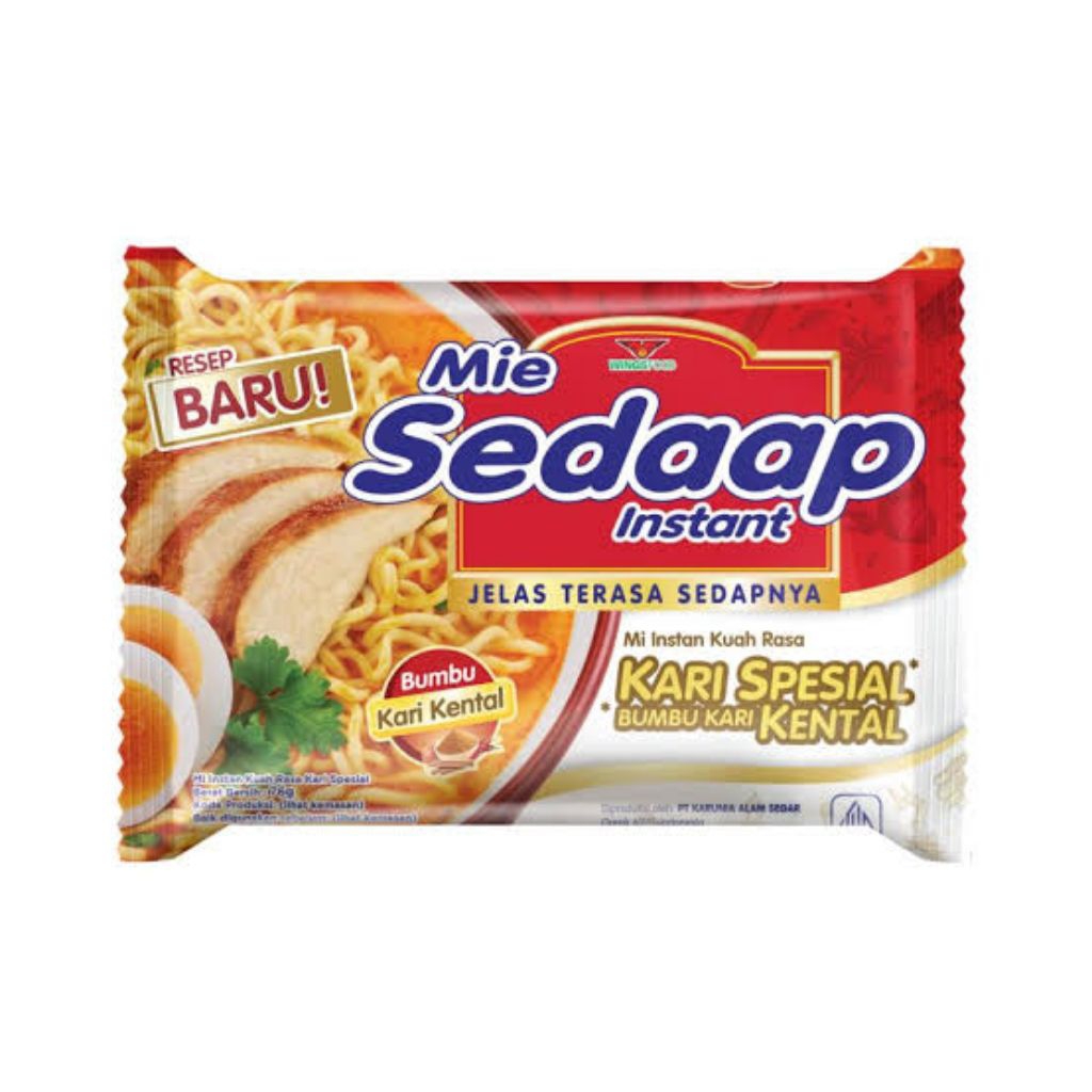 

Sedaap Mie Instan Kari Spesial 75 gram