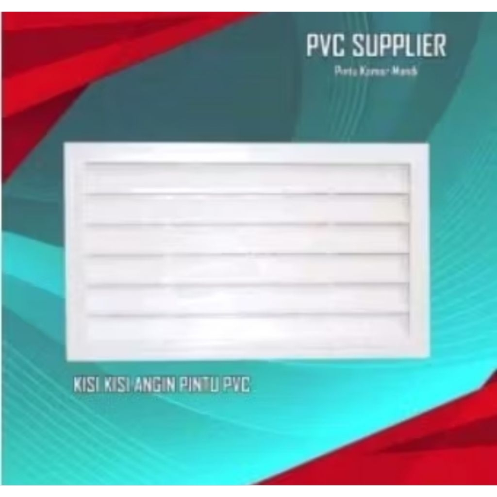 Jalusi Ventilasi Pintu Kamar Mandi PVC Mini