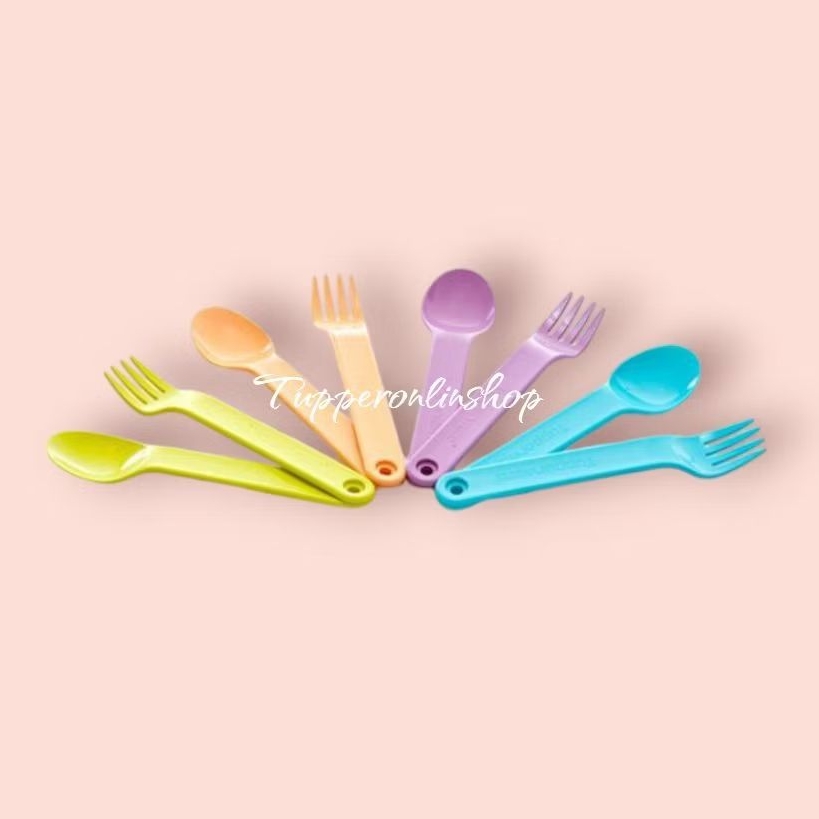 Cutlery tupperware / sendok dan garpu tupperware