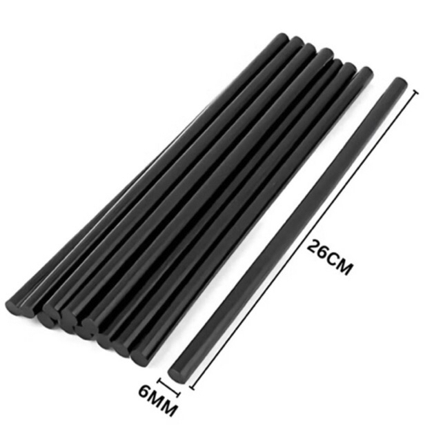 

LEM TEMBAK BAKAR GLUE GUN STICK HITAM KECIL 26cmx6mm