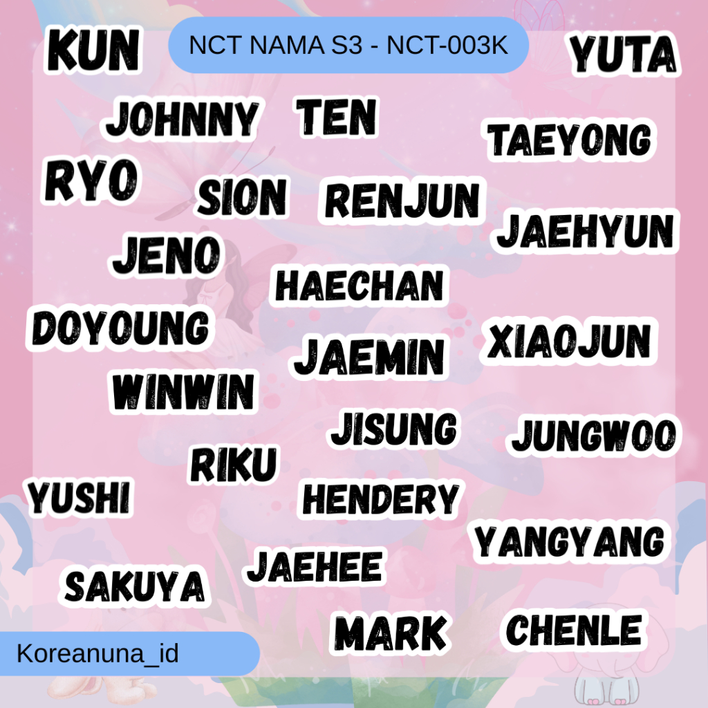 

Stiker Kpop Way Nct Dream 127 Nama Member Berkualitas Murah Aesthatic Sticker Jurnaling buku Desain