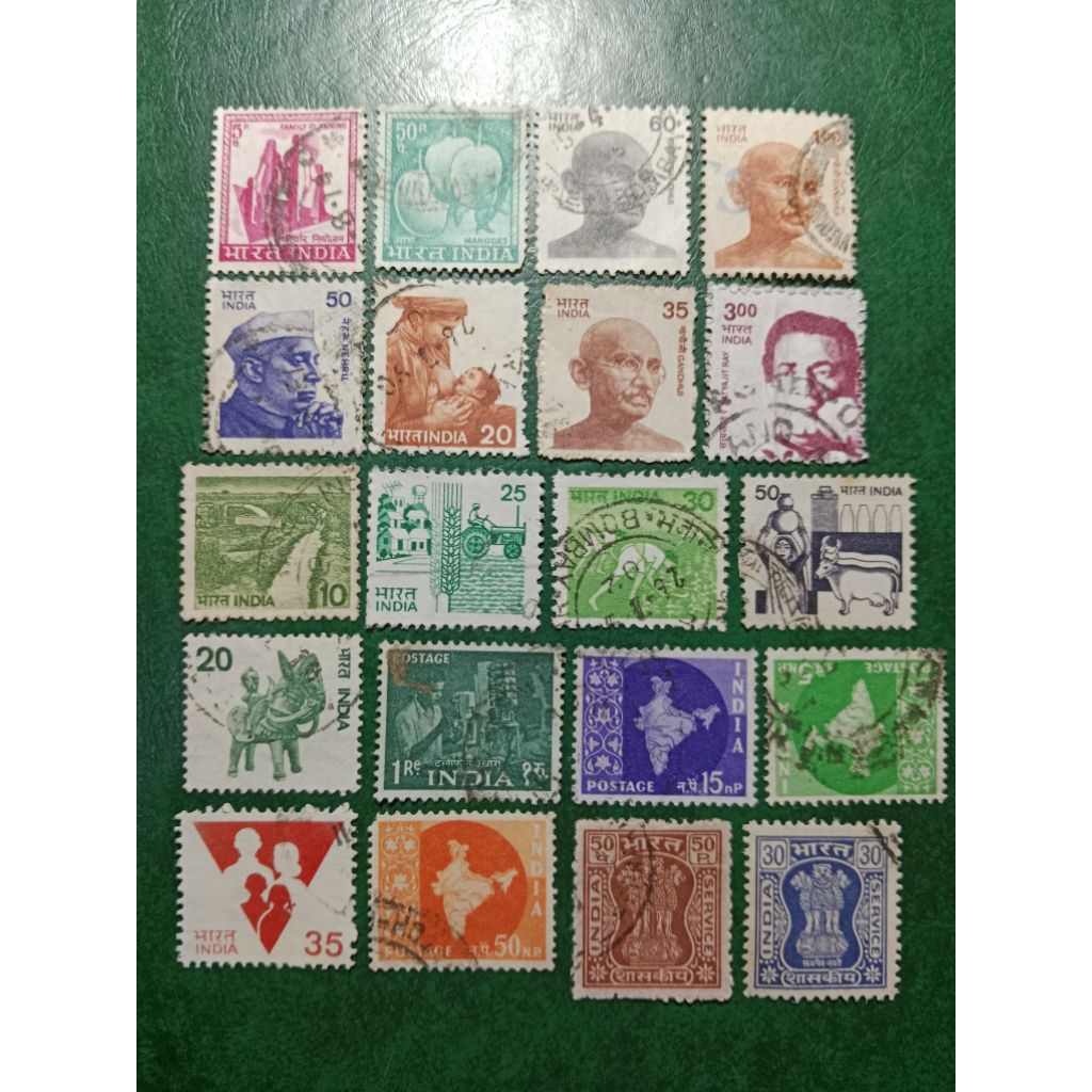 

Prangko India 20 Pcs Campur USED