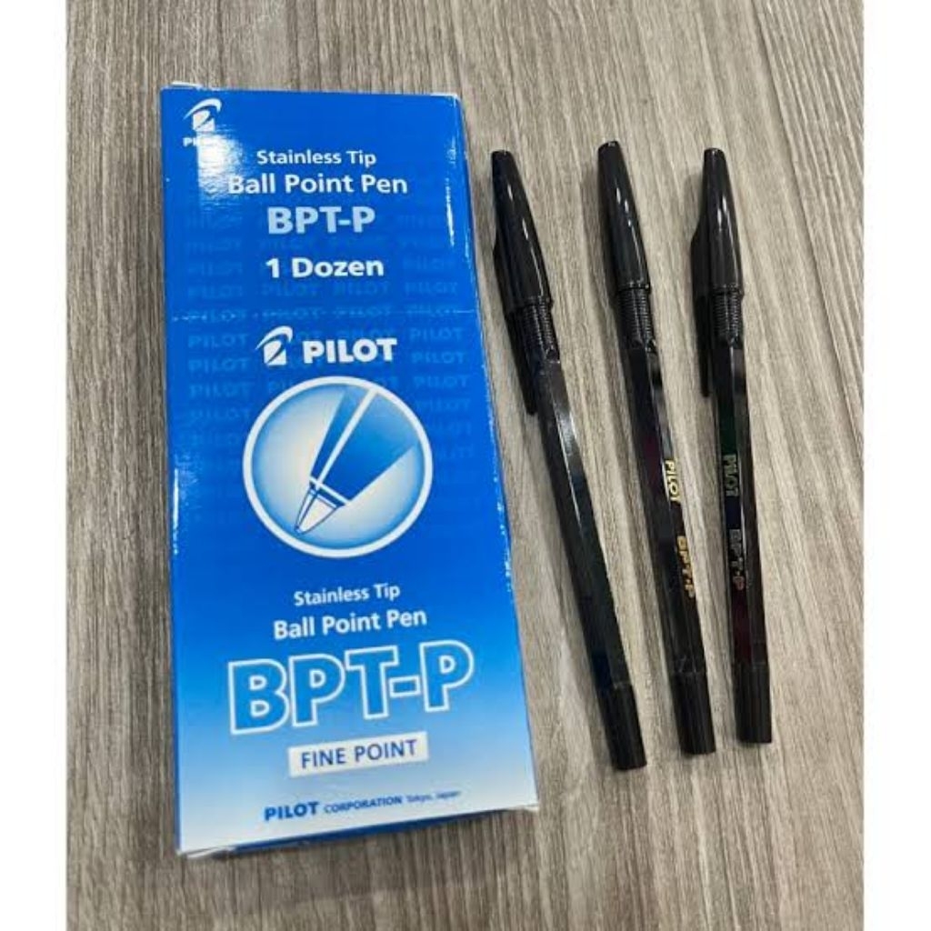 

pulpen pilot BPT-P hitam pack isi ( 12 pcs )