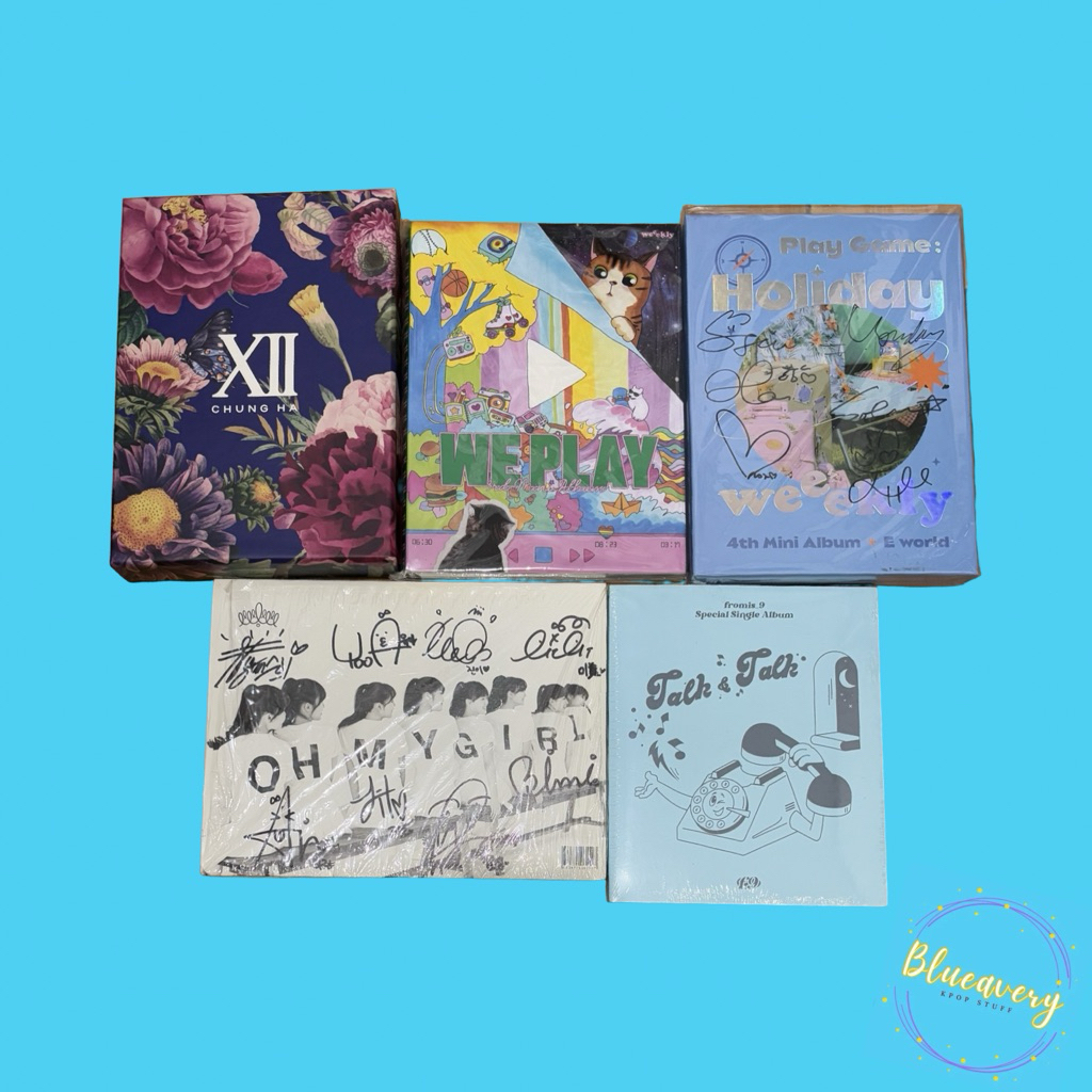 [READY SIGNED & LIMITED ALBUM] Chungha XII Weeekly We Play Play Game Holiday Oh My Girl fromis_9 tal
