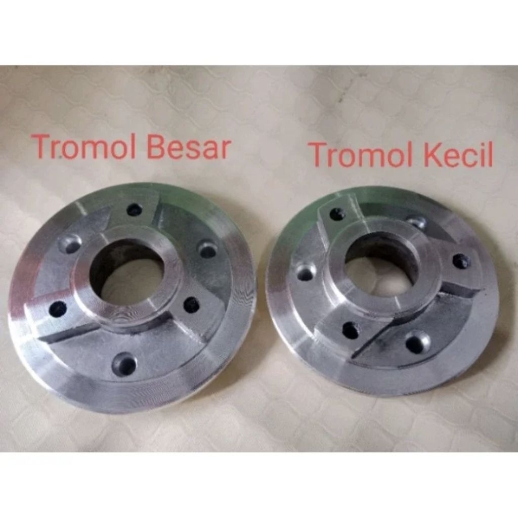 PLENDES ADAPTOR CAKRAM BELAKANG SATRIA FU TROMOL BESAR DAN TROMOL KECIL