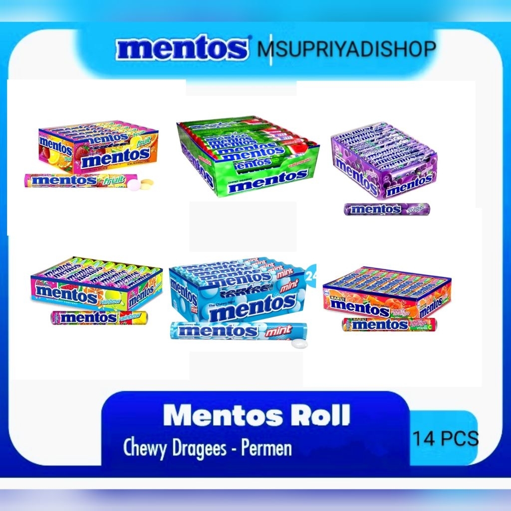 

Mentos Roll Isi 14pcs x 29g
