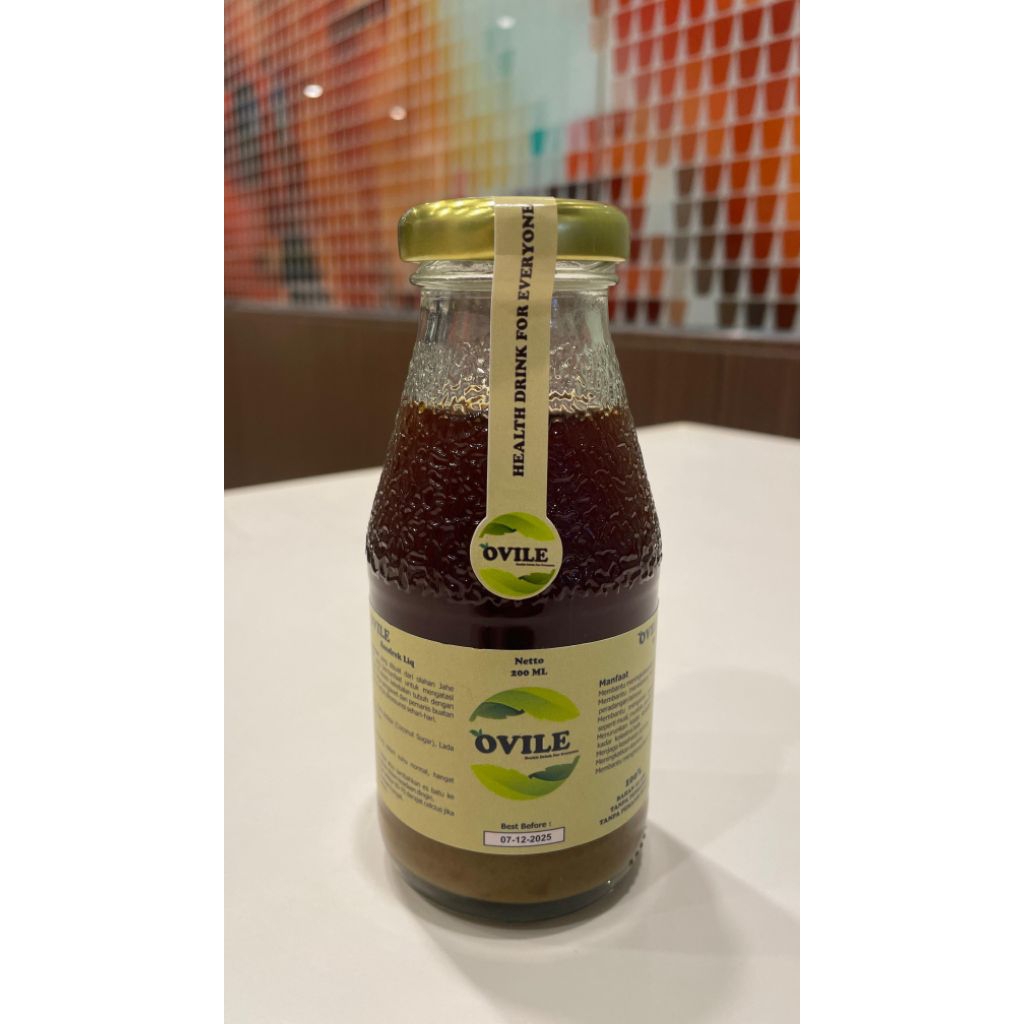 

OVILE Bandrek Liq Jahe Merah Kemasan Botol Kaca 200 ML