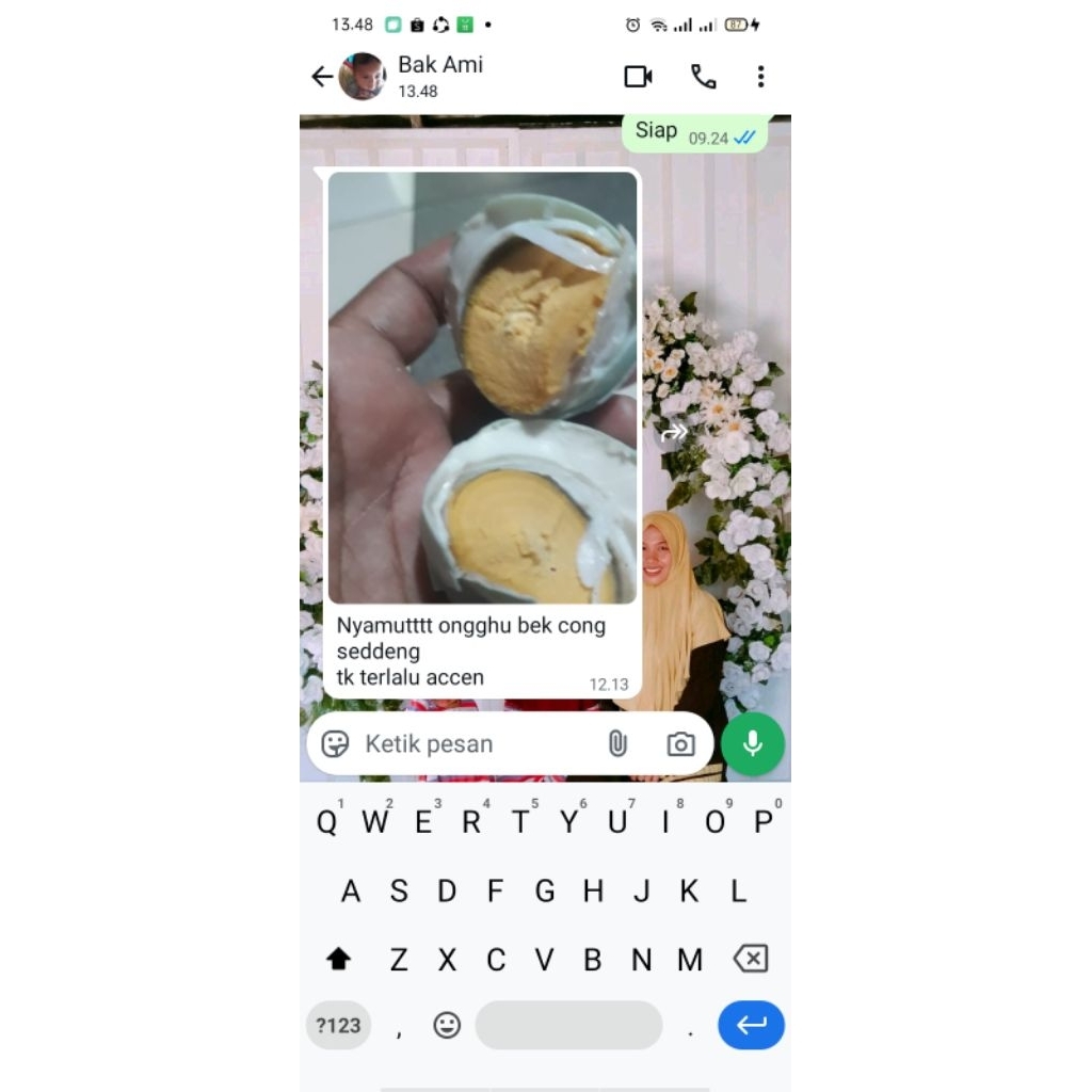 

TELUR BEBEK ASIN ASIN SEDANG
