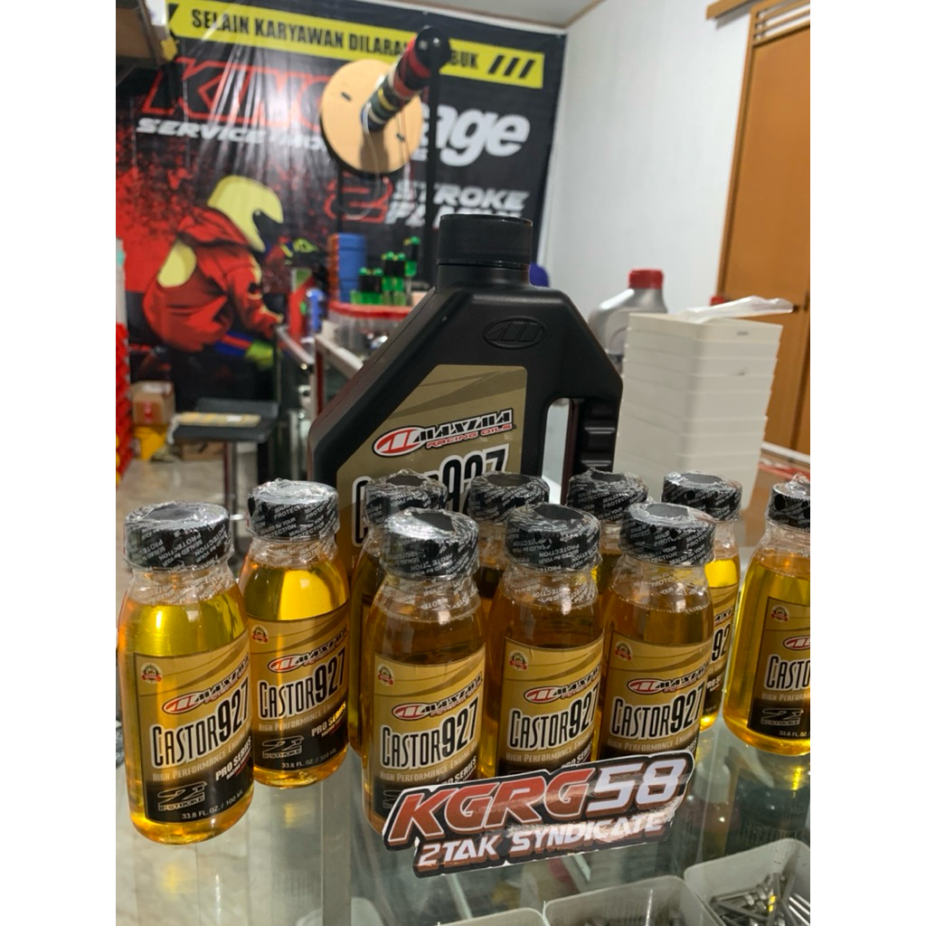 Oli samping maxima Racing oil /Castor 927 Repack 100 ml