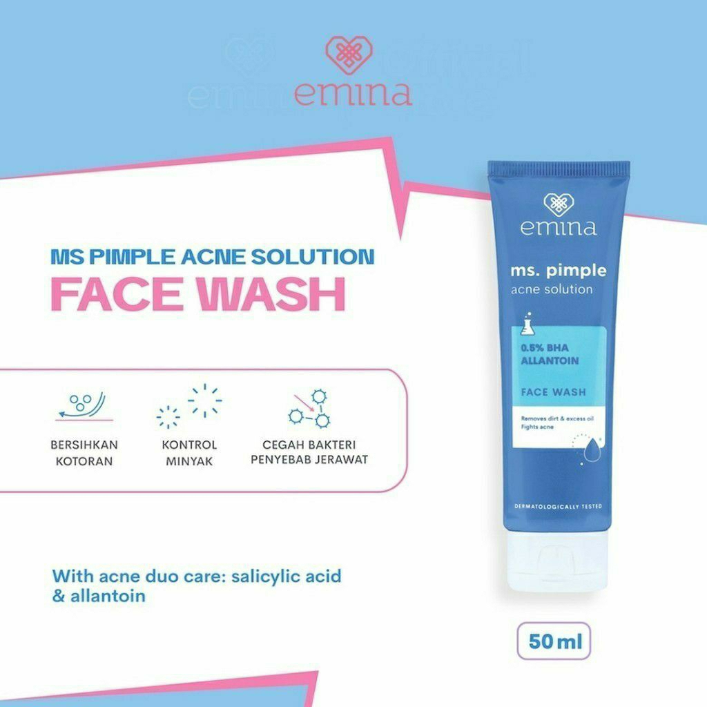 Emina Ms Pimple Acne Solution Face Wash