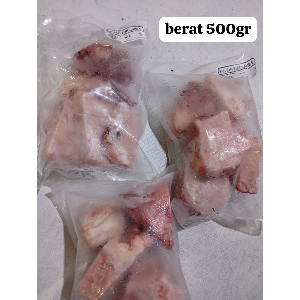 

kaki sapi bertulang b 500 gr