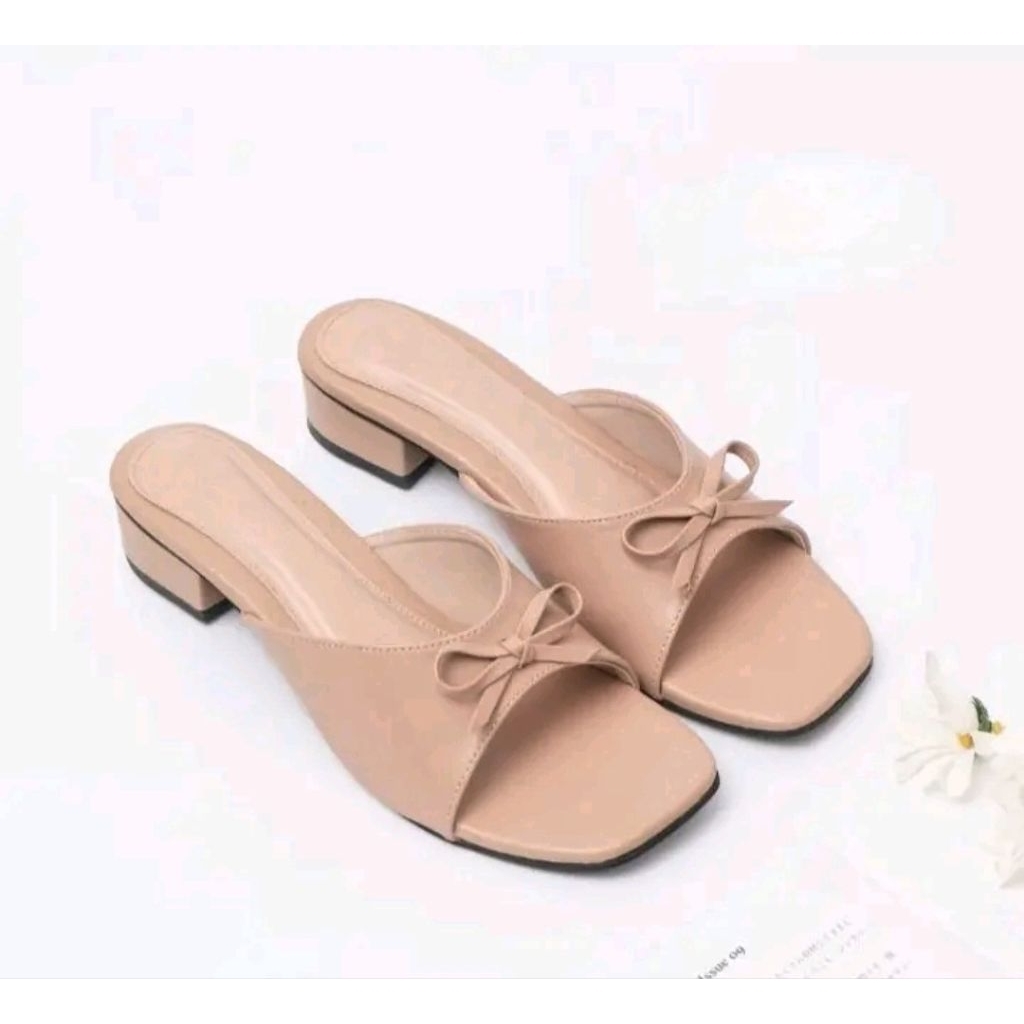 Sandal Hak tahu wanita-hak tinggi model kokop pita terbaru