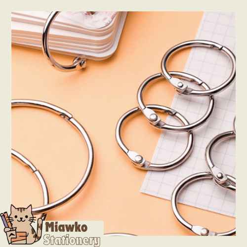 

Ring Binder Buka Tutup 20mm 35mm 40mm Ring Buku Sampel Kuat dan Tahan Lama