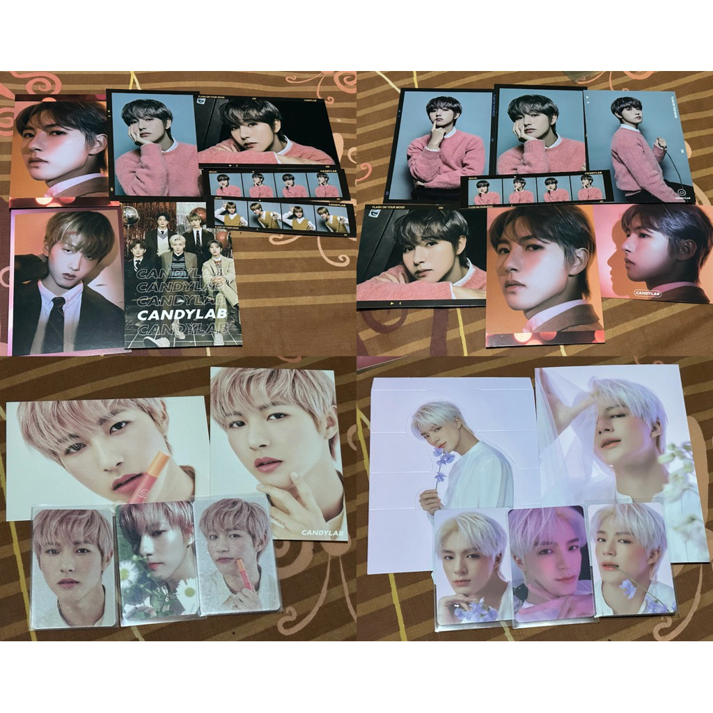 (baca desc) nct dream renjun jeno jaemin candylab v1 v2 v3 v4 japan photocard pc