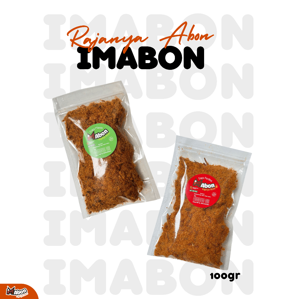 

Imabon Abon Sapi 100g Tanpa MSG Aman Sehat