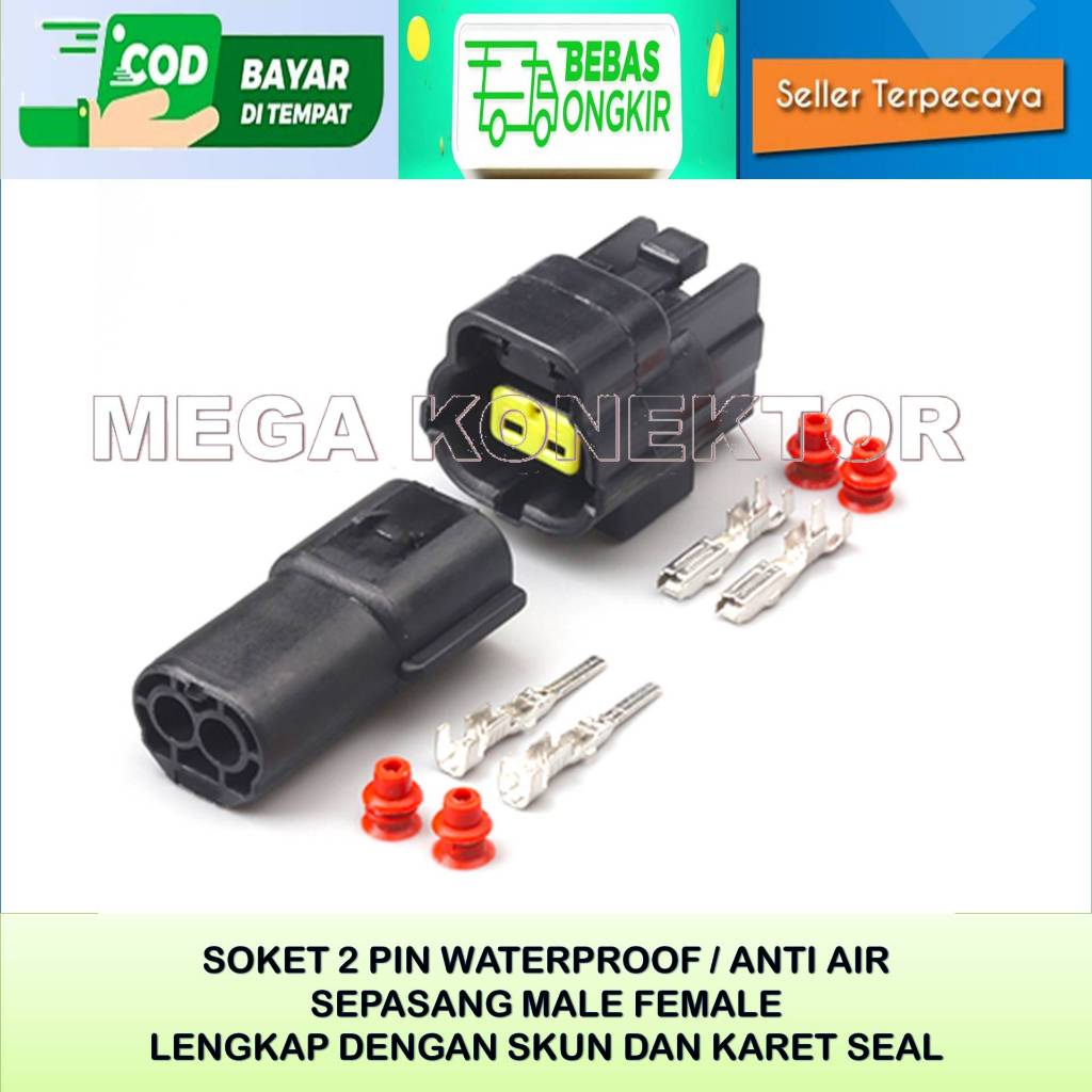 SOKET 2 PIN-CONNECTOR-SOKET –SOKET-SOKET KABEL-SOKET KABEL-CONNECTOR-SOKET –SOKET-SOKET KABEL 2 PIN