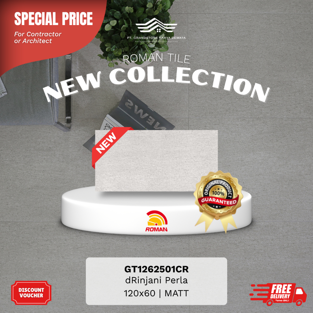 ROMAN GRANITE AGT1262501CR dRinjani Perla 120x60 [GRADE A]