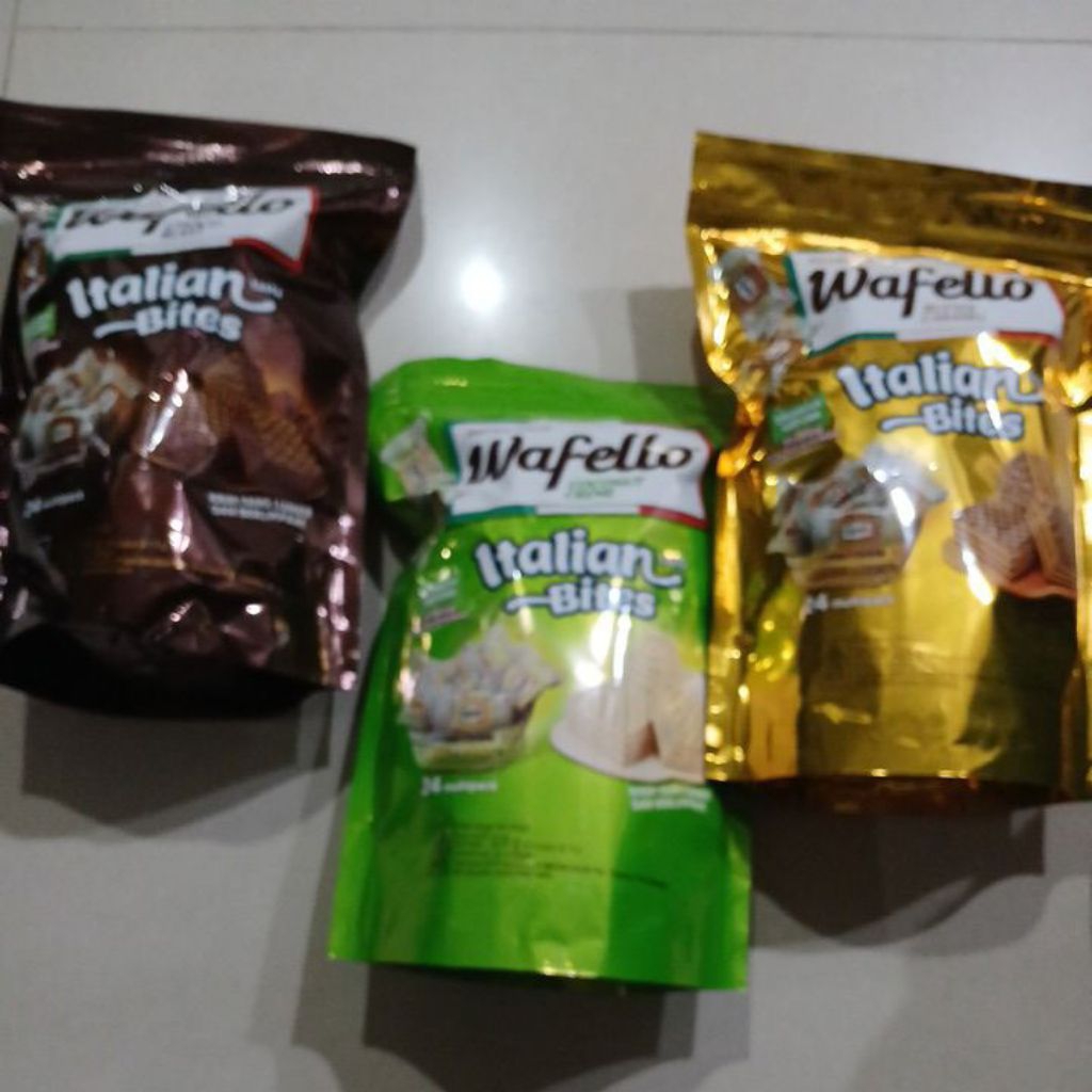 

Paket Wafer Wafello 228 Gram x 3 Italian Bite