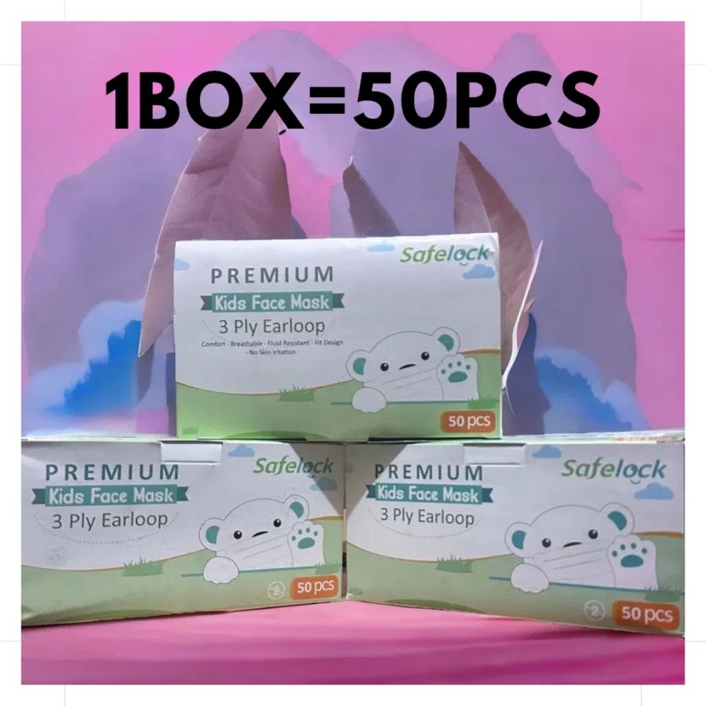 MASKER ANAK KECIL SAFELOCK (50pcs)