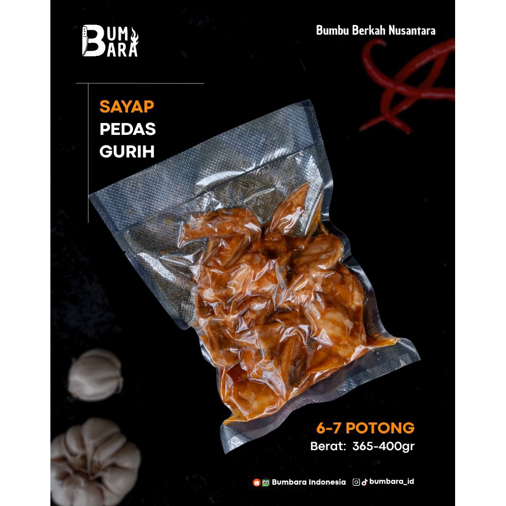 

Sayap Pedas Gurih Chicken Wings Siap Saji Cukup Dipanaskan