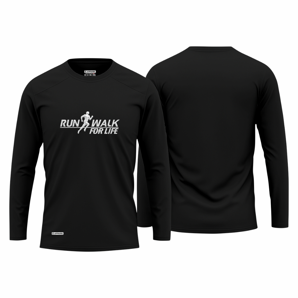 Kaos Olahraga Lengan Panjang Baju Running Gym Fitness