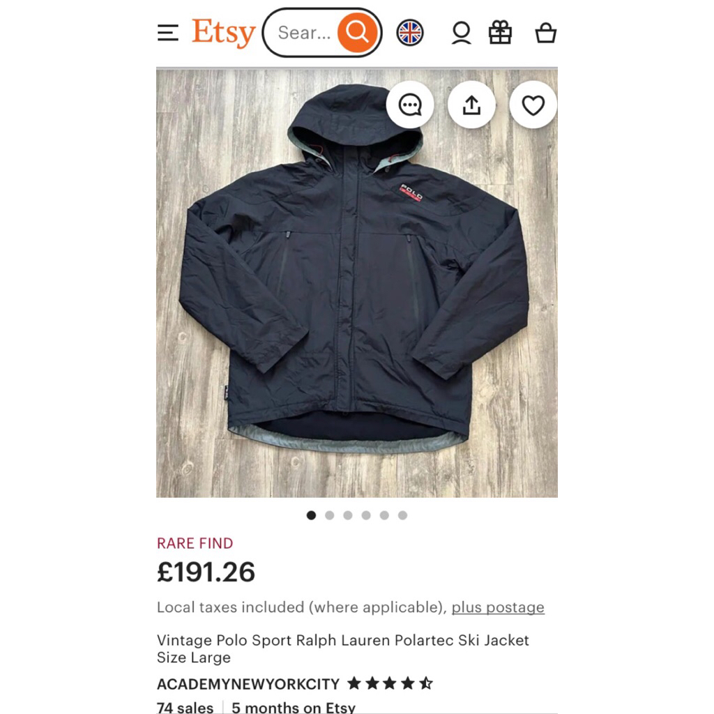 Gorpcore Polo Sport Ralph Lauren ski Jacket