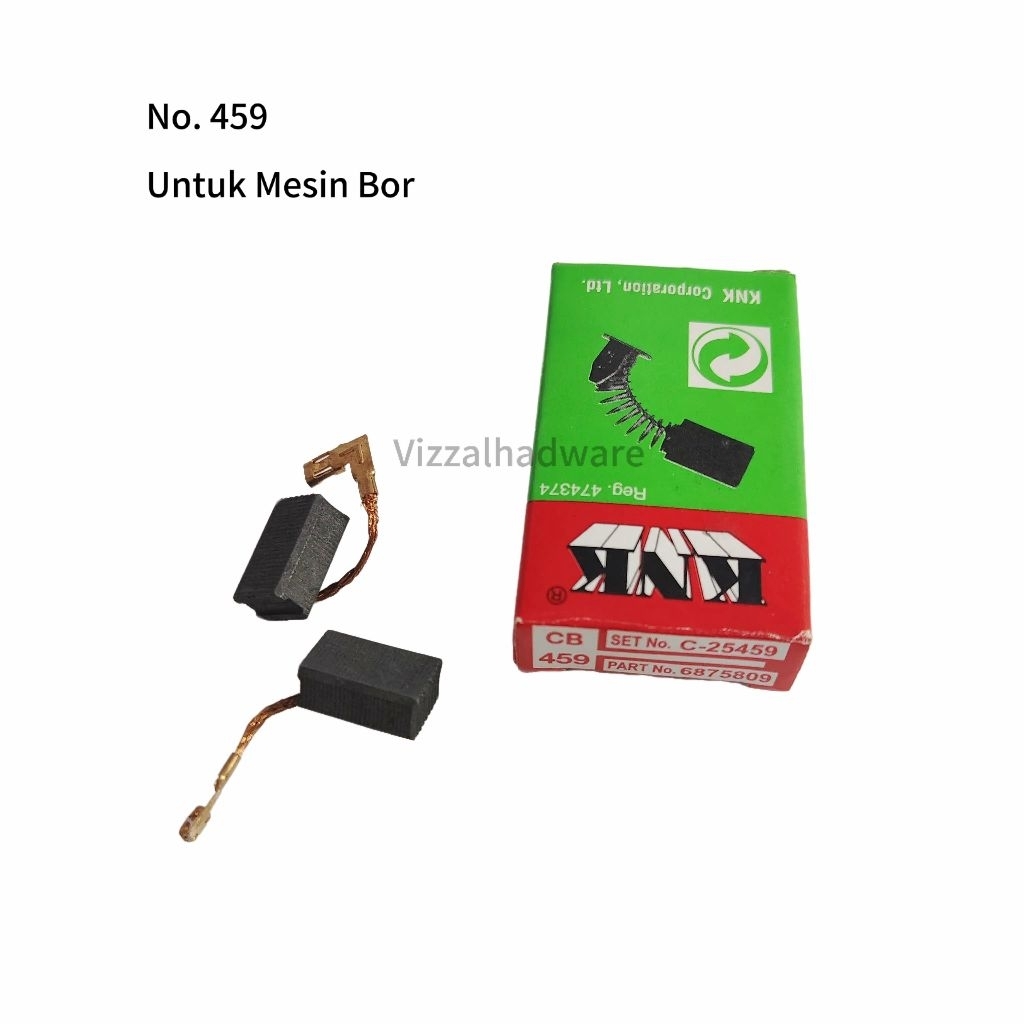 Carbon Brush Bor Maktec 459/Spul Kul Arang KNK 459 Box (isi 2 pcs)