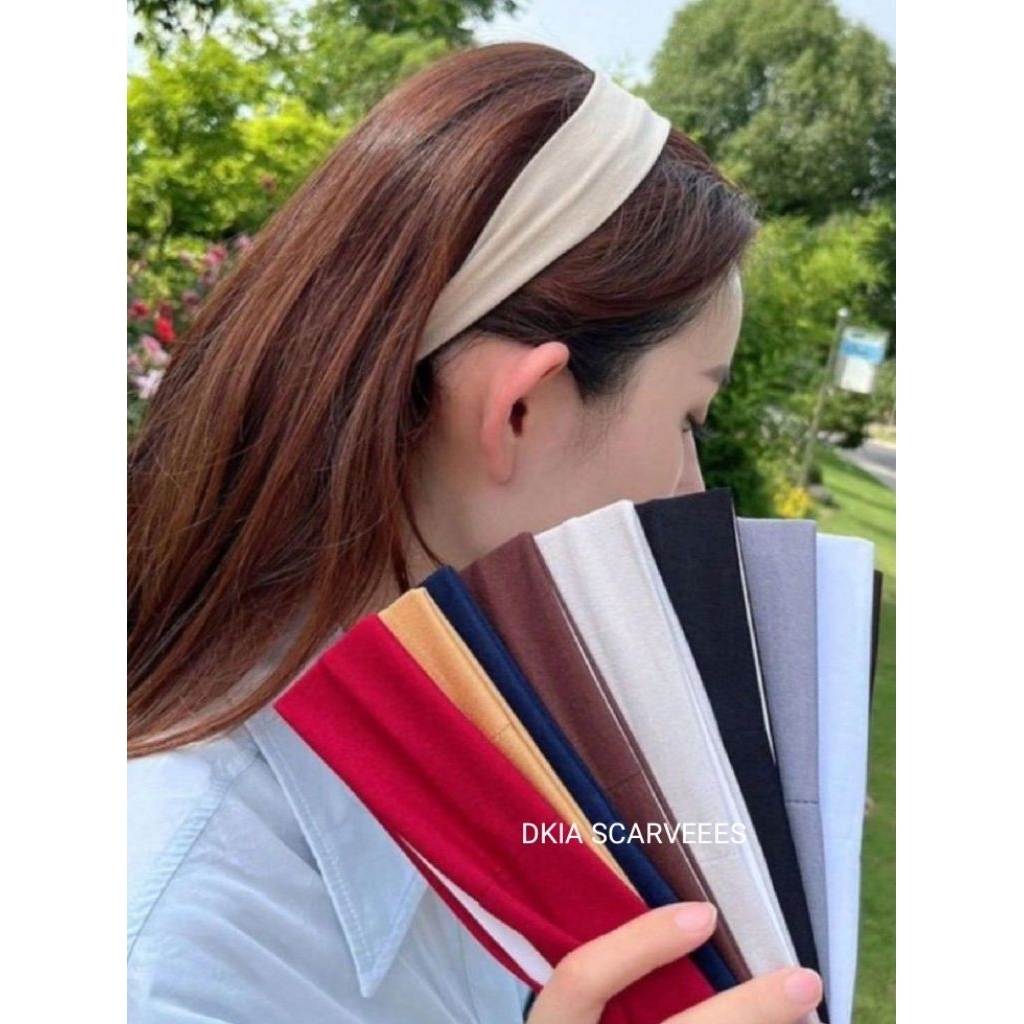 Bandana style korea HeadBand sport fashion wanita modern
