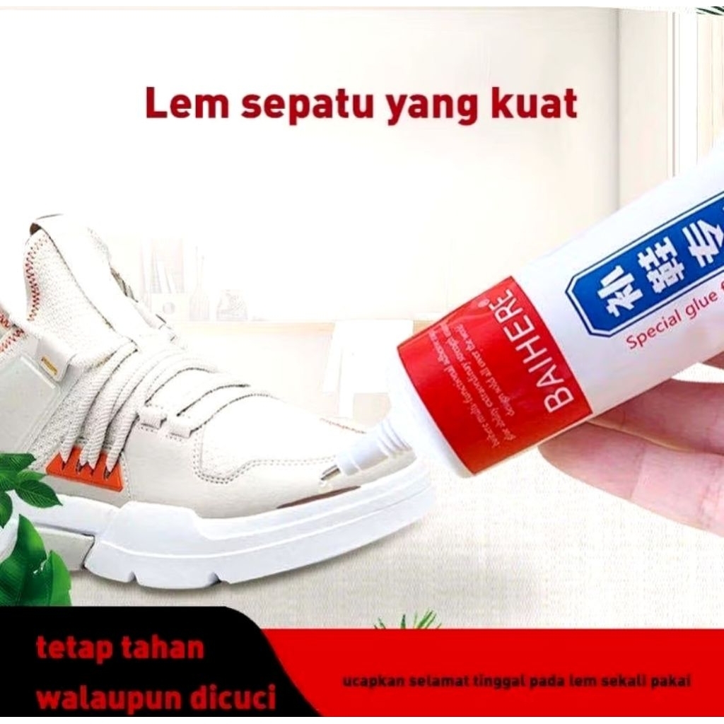 

(MZ)Lem Spatu Sandal Lim Kuat 50-60ml Lengkap Waterproof Tahan Air Perekat Nambah tanpa Bekas